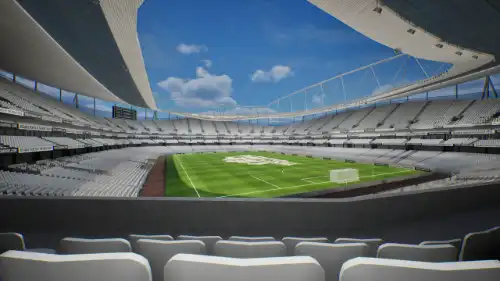 View from Section B77 at Emirates Stadium