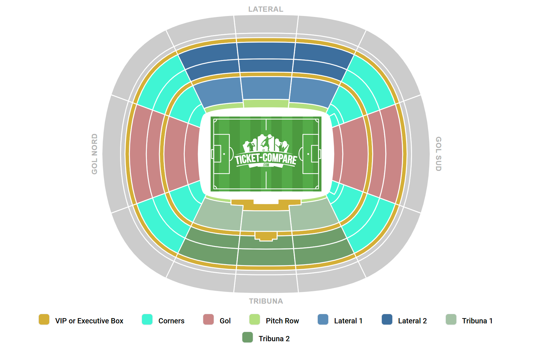 Camp Nou Seating Plan