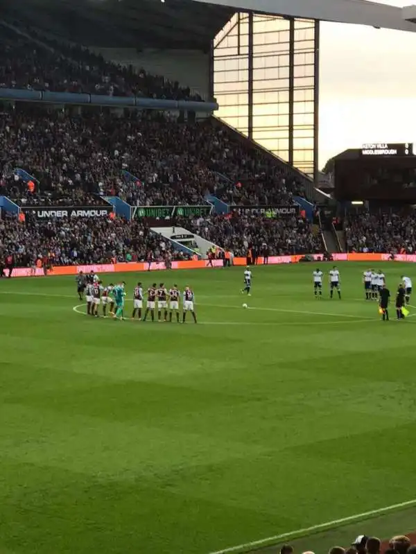 Doug Ellis Stand - Block M2, which offers a great view of the entire stadium.