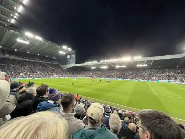 Milburn Stand - Section L1C - provides a great view of the pitch.